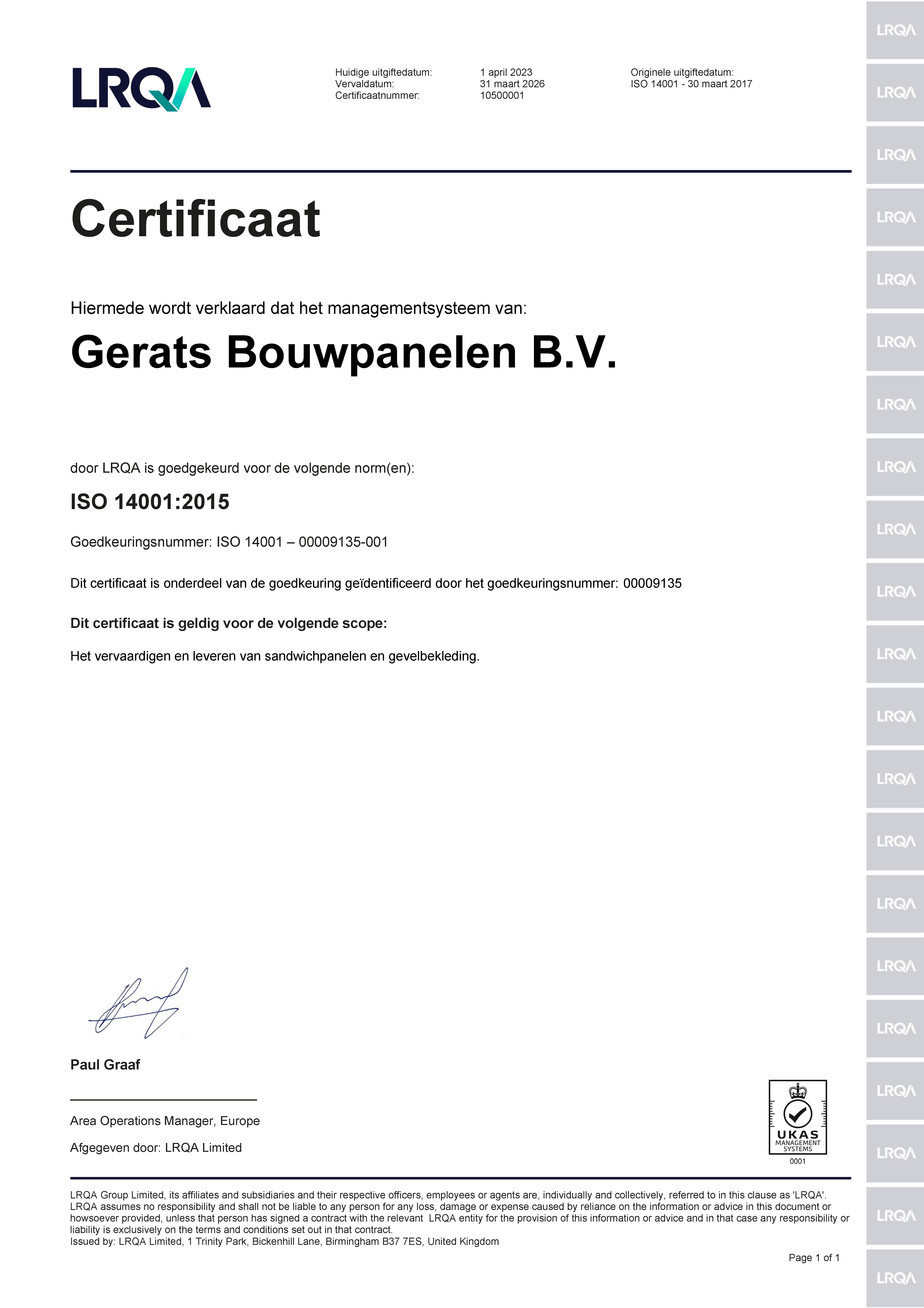 GBP ISO 14001 2023